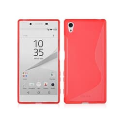 S-Line Silicone Cover til Sony Xperia Z5 Premium (E6853) : farve - rød