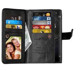 Dobbeltflip Flexi 9-kort Sony Xperia XA2 Ultra (H4213)  - Svart