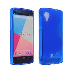 S-Line Silicone Cover til LG Nexus 5 (E980) : farve - blå