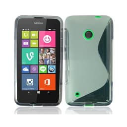 S-Line Silicone Cover til Nokia Lumia 530 (RM-1017) : farve - gennemsigtig