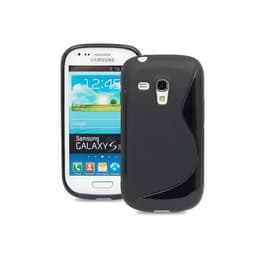 S-Line Silicone Cover til Samsung Galaxy S3 Mini (GT-i8190) : farve - sort