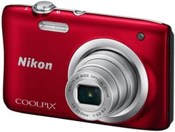 Nikon CoolPix A100 kompaktkamera - rød