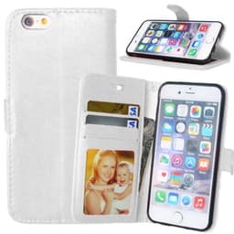 Lommebokdeksel 3-kort Apple iPhone 6, 6S  - Hvit