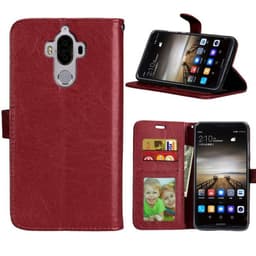 Lompakkokotelo 3-kortti Huawei Mate 9 (MHA-L29)  - ruskea