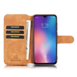 DG-Ming mobilplånbok 3-kort Xiaomi Mi 9 (6.39")  - Brun
