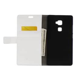 Mobilplånbok 2-kort Huawei Mate S (CRR-L09)  - Vit