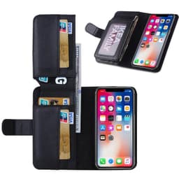 Multi lompakkokotelo 7-kortti Apple iPhone X / Xs  - musta