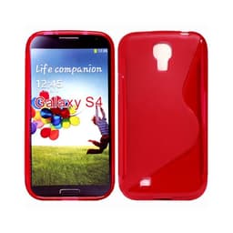 S-Line Silicone Cover til Samsung Galaxy S4 (GT-i9500) : farve - rød