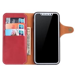 Retro Wallet Apple iPhone X / Xs  - rød
