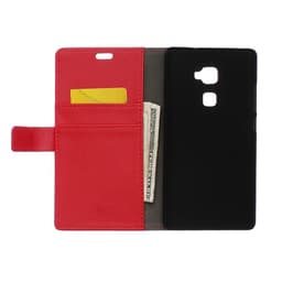 Wallet 2-kort til Huawei Mate S (CRR-L09)  - rød