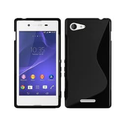 S Line silikon skal Sony Xperia E3 (D2203) Svart