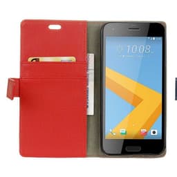 Lommebokdeksel 2-kort HTC ONE A9s  - RØD