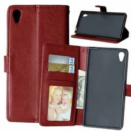 Lommebokdeksel 3-kort Sony Xperia Z5 (E6653)  - brun