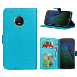 Lompakkokotelo 3-kortti Motorola Moto G5 Plus (XT1683) - sininen