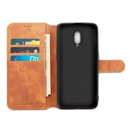 DG-Ming Lommebokdeksel 3-kort OnePlus 6T (A6010)  - brun