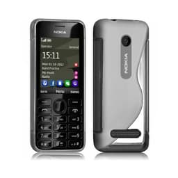 S-Line Silicone Cover til Nokia 206 (2060) : farve - Grå