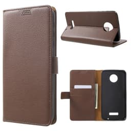 Lommebokdeksel 2-kort Motorola Moto X4 (XT1900)  - brun