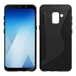 S Line Suojakuori Samsung Galaxy A8 2018 (SM-A530F)  - musta
