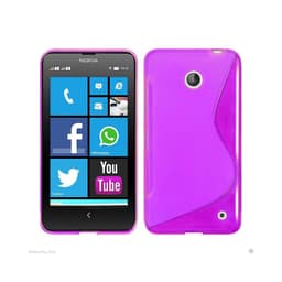 S-Line Silicone Cover til Nokia Lumia 630/635 (RM-976) : farve - lilla