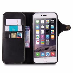 Retro lompakkokotelo Apple iPhone 7/8  - musta