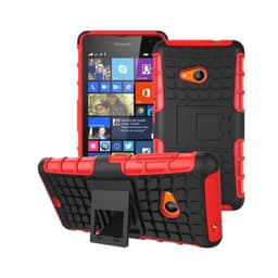 Stødfast Cover med stativ Microsoft Lumia 535 (RM-1091) : farve - rød