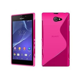 S Line silikon skal Sony Xperia M2 (D2303) Rosa
