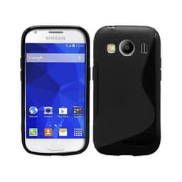 S-Line Silicone Cover til Samsung Galaxy Ace 4 (SM-G357F) : farve - sort