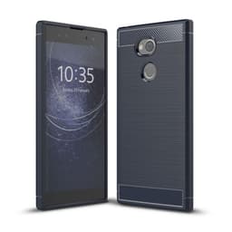 Børstet silikondeksel Sony Xperia XA2 Ultra (H4213)  - Blå