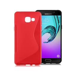 S-Line Silicone Cover til Samsung Galaxy A5 2016 (SM-A510F) : farve - lyserød