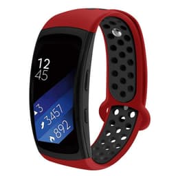 EBN-armbånd Samsung Gear Fit 2/2 Pro - rød / svart