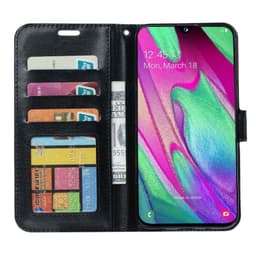 Wallet 3-kort til Samsung Galaxy A40 (SM-A405F)  - sort