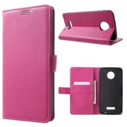 Lommebokdeksel 2-kort Motorola Moto X4 (XT1900)  - Rosa