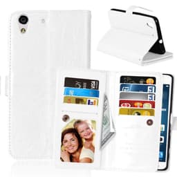 Dobbelt Flip Flexi 9-kort Huawei Y6 II (CAM-L21)  - hvid