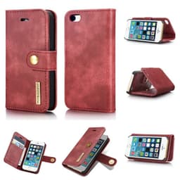 Lompakkokotelo DG-Ming 2i1 Apple iPhone 5, 5S, 5SE  - punainen