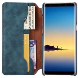 Lompakkokotelo Slim PU Samsung Galaxy Note 8 (SM-N950F)  - sininen