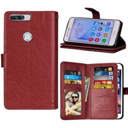 Dubbelflip Flexi 9-kort Huawei Honor 8 Pro (DUK-L09)  - Brun