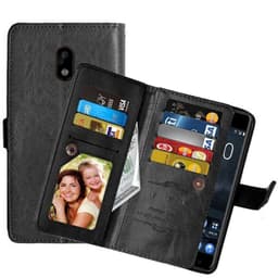 Dobbeltflip Flexi 9-kort Nokia 3 (TA-1032)  - Svart