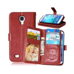 Dobbelt Flip Flexi 9-kort Samsung Galaxy S4 Mini (GT-i9190)  - brun