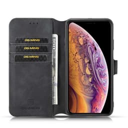 DG-Ming mobilplånbok 3-kort Apple iPhone XS Max  - Svart