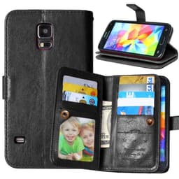 Lompakkotelo Flexi 9-kortti Samsung Galaxy S5 Mini (SM-G800F)