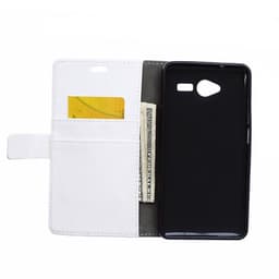 Lommebokdeksel 2-kort ZTE Blade L3  - Hvit