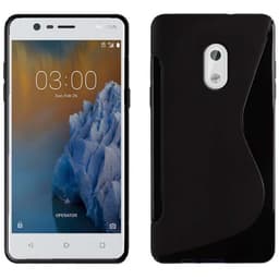 S Line silikondeksel Nokia 3 (TA-1032)  - Svart
