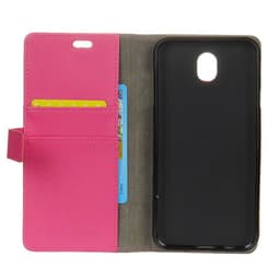 Lompakkokotelo 2-kortti Samsung Galaxy J7 2017 (SM-J730F)  - pinkki