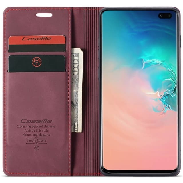 CaseMe Smart Magnet FlipCase Samsung Galaxy S10 Plus (SM-G975F)  - bor