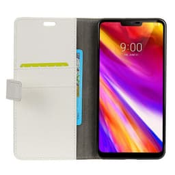 Lompakkokotelo 2-kortti LG G7 ThinQ (G710EM)  - valkoinen