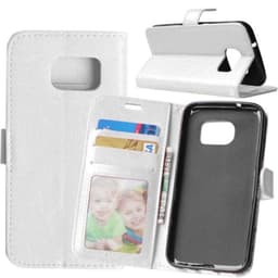Lompakkokotelo 3-kortti Samsung Galaxy S7 (SM-G930F)  - valkoinen