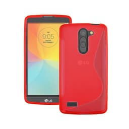S-Line Silicone Cover til LG L Bello (D331) : farve - rød
