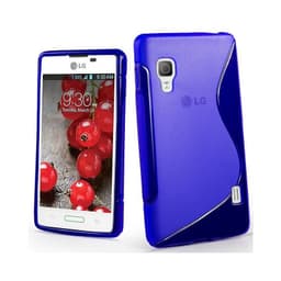 S-Line Silicone Cover til LG Optimus L5 II (E460) : farve - blå