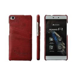 Retro Cover 2-kort Huawei P8 2015 (GRA-L09) : farve - rød