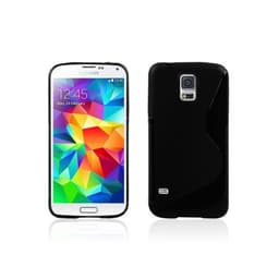 S Line silikon skal Samsung Galaxy S5 Mini (SM-G800F) Svart